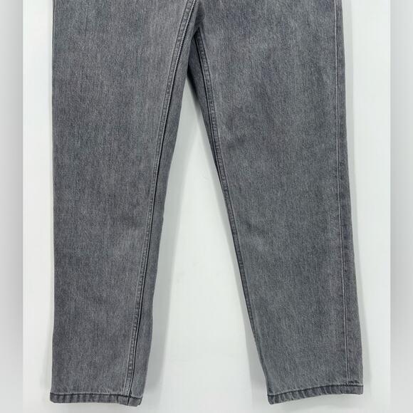 Everlane The 90’s Cheeky Jean Acid Gray Grey Ankle Cropped High Rise Button 25 - Picture 9 of 15